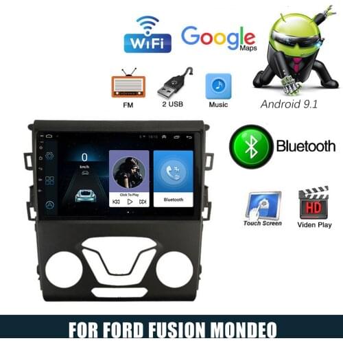 Android 10.1 Car DVD Player Radio Wifi Stereo Bluetooth GPS Navigation for Ford Fusion Mondeo Car Multimedia Video Player 2 Din