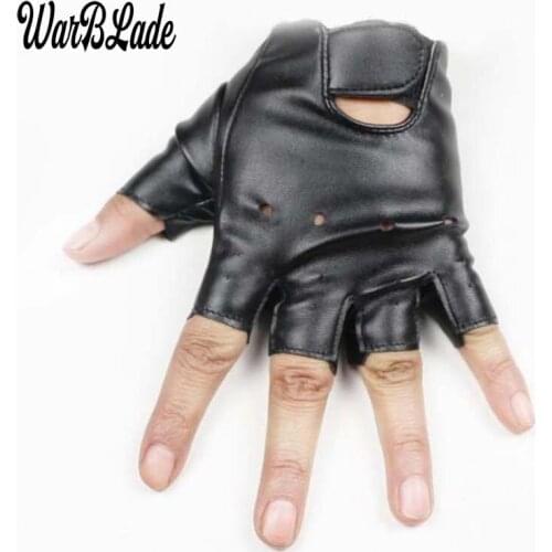 WarBLade 5-13 years kids gloves boys girls leather golves half fingerless glove half-finger children sport waterproof mittens