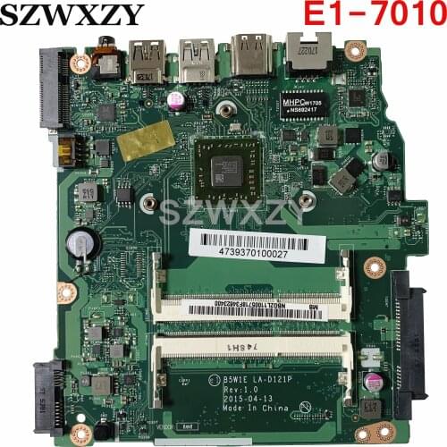 For Acer Aspire ES1-521 ES1-522 ES1-520 Laptop Motherboard NBG2L11005 B5W1E LA-D121P E1-7010 CPU