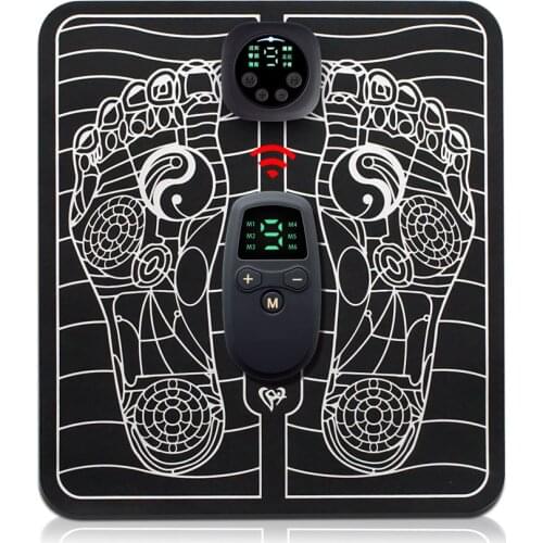 Electric Intelligent EMS Foot Massage Pulse Acupuncture USB Charging Improve Blood Circulation Relieve Ache Pain Health Care