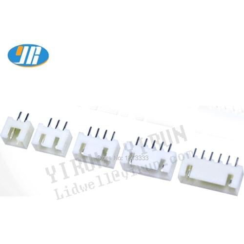 100pcs XH2.54 Connector 2 Pin 3 Pin 4 Pin 5 Pin 6 Pin Straight needle terminal block female terminal Needle pitch 2.5mm