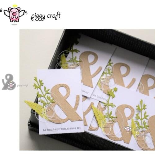 Piggy Craft metal cutting dies cut die mold Tag letter decoration Scrapbook paper craft knife mould blade punch stencils dies