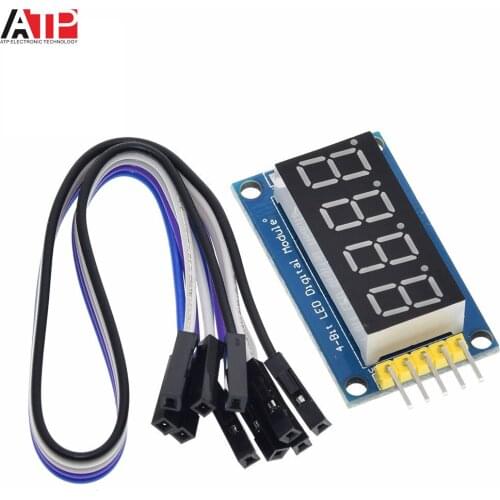 GREAT IT 4 Bits Digital Tube LED Display Module Four Serial for Arduino 595 74hc595 Driver