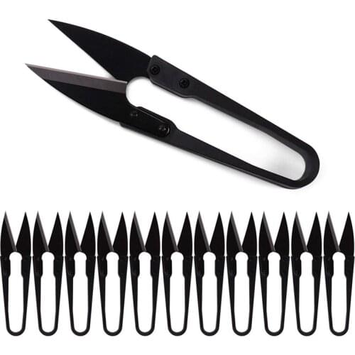 Bonsai Pruning Scissors, U Scissors Mini Garden Clippers Pruning Shears for Bud and Leaves Trimmer 12 PCS