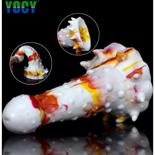 YOCY Huge Anal Butt Plug Large Silicone Fantasy Dildo G-spot Anus Toys For Women Man Massager Sex Products Masturbater