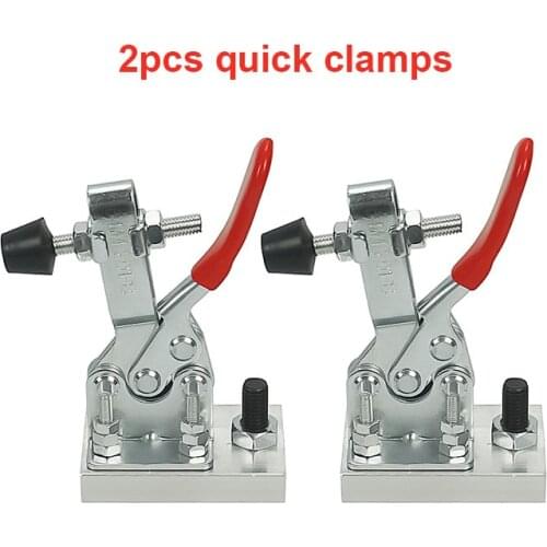 2pcs Engraving Machine Fastening Platen CNC Fixture Quick Clamp for Wood Aluminum Metal Fixed Tools