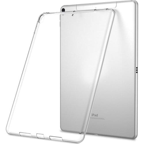Silicon Case For iPad Pro 11 12.9 2018 9.7 Clear Transparent Case Soft TPU Bumper Cover Tablet Case For iPad 2 3 4 5 6 Air Mini