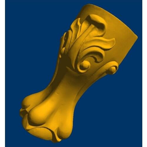High quality 3d model relief for cnc in STL European style Furniture leg--87