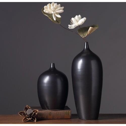 Japanese Ceramic Vase Living Room Decoration Minimalism Flower Vases for Homes Decor Table Decoration Accessories White Vase