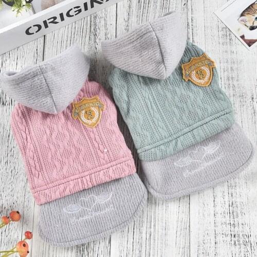 Winter Dog Clothes Puppy Pet Cat Hoodies Sweater Fashion Soft Jacket Coat Chihuahau Pets Apparel Ropa Perro