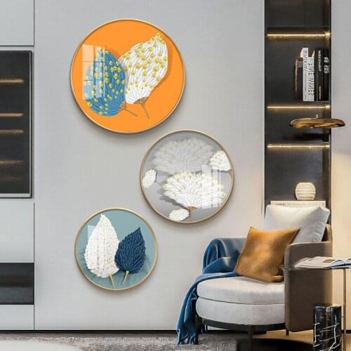 Abstract Feather Gold Posters Nordic Style Modern Art Prints Wall Pictures for Living Room Home Canvas Paintings Cuadros Decor