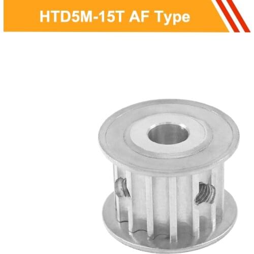5M 15T Timing Belt Pulley HTD5M Type Gear Belt Pulley 16mm/21mm/27mm Belt Width 5/6/6.35/7/8/10mm Bore Toothed Pulley Wheel