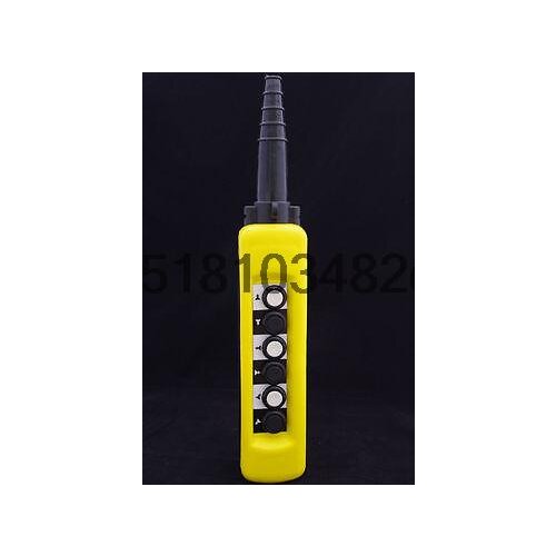 1)XAC-A691 2Speed Hoist Crane 6Pushbutton Pendant Control Station Replaces TELE