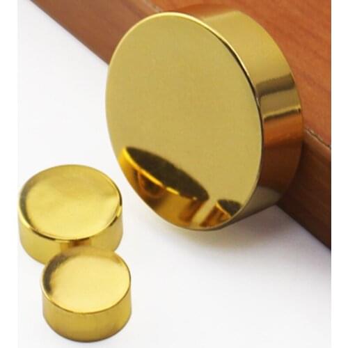 100Sets Copper Gold Decorative Fittings 22mm Screw Caps Mirror covers free shipping