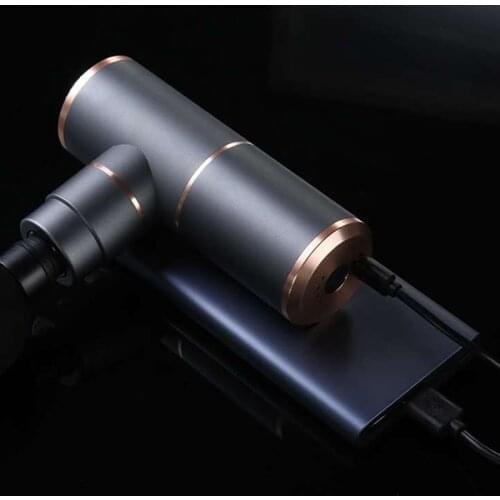 12V Hyper Volt Fascia Gun Massager With Usb Charger Pocket Portable Brushless Motor Mini Massage Gun