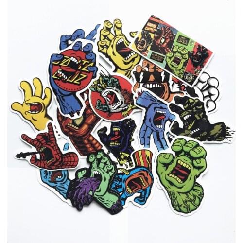 18Pcs/Lot Stickers For Decal 2021 Snowboard Laptop Luggage Car Fridge Car- Styling Sticker Pegatina