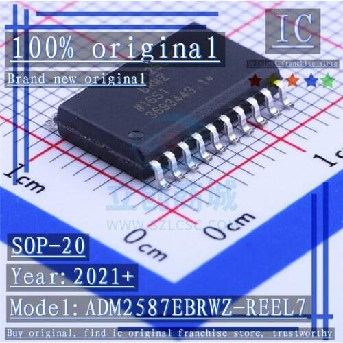 2021+ 100% Brand new original 1PCS-10PCS ADM2587EBRWZ-REEL7 ADM2587EBRWZ SOP-20 Transceiver chip