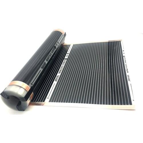 MINCO HEAT AC220V 50cm Width 280w/m2 Infrared Carbon Underfloor Heating Film with Accessories