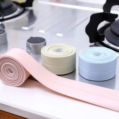 3.2M Kitchen Sink Waterproof Mold Strong Self-Adhesive Tape Anti-moisture PVC Wall Sticker Bathroom Line Corner Sink Stickers