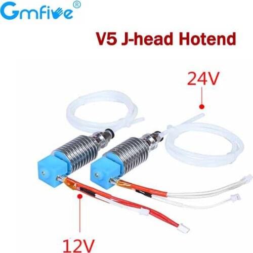 GmFive I3 Mega Hotend V5 J-head Hotend 12V 24V Upgrade Parts 1.75mm Bowden Extruder for Anycubic I3 Mega Chiron 3D Printer Parts