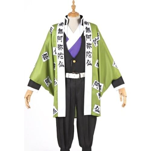 Anime Demon Slayer Kimetsu no Yaiba Cosplay Himejima Kyoumei Costume halloween costumes for women men