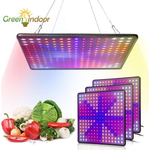 Indoor Phytolamp For Plants 225 Leds Grow Light Full Spectrum 1000W Thin Grow Light Pannel Grow Tent High LM For Seedling Veg