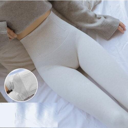 Leggings Women Girl Thermal Thicken Warm Winter Cotton Wool Soft Skinny High Waisted Stretchy Elastic Shaping Pantyhose