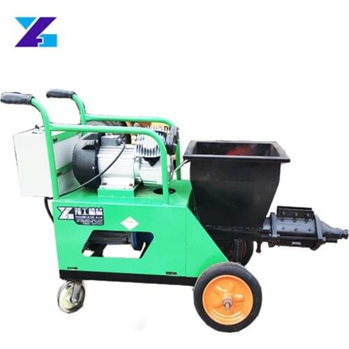 Small Electric Wall Cement Mortar Spraying Machine Concrete Pump Secondary Structure Column Automatic Feeding Pouring Machine