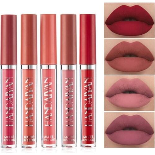 12 Colors Matte Velvet Lip Glaze Waterproof Lasting Moisturizing Not Easy To Fade Lip Gloss Lipstick Cosmetics