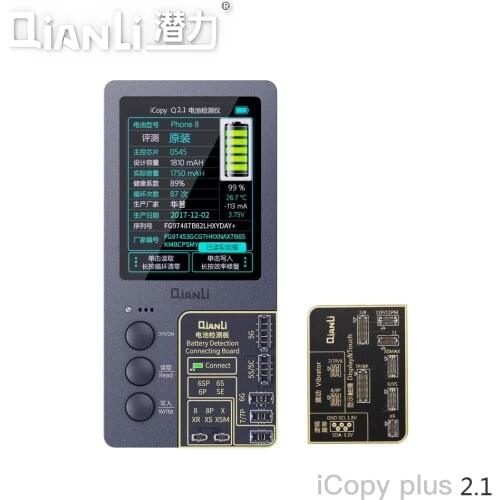 New Qianli iCopy Plus 2.1 LCD Screen Original Color Repair Programmer for iPhone 11 XR XSMAX XS 8P Vibration/Touch/with Battery