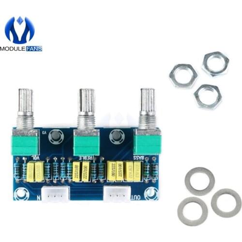 XH-M802 Passive Tone Board Amplifier Preamp Power Module Low High Sound Adjustment Electonic Diy Electronic PCB Board