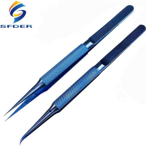 Professional Titanium Alloy Precision Tweezers Phone Repair Fingerprint Fly Line Motherboard Maintenance Hand Tools