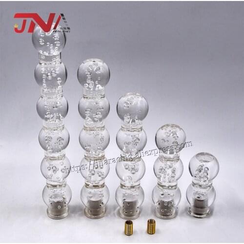 10/15/20/25/30 cm transparent White Cryscal Shift Knob Refitting Shifter knob