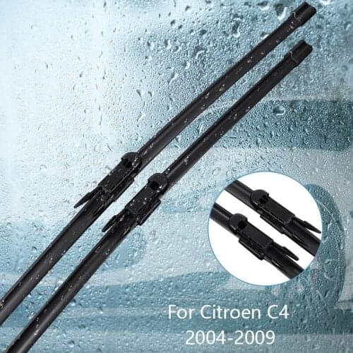 Wipers Blade For Citroen C4 2004 2005 2006 2007 2008 2009 Car Accessories For Auto Rubber Windscreen Wiper
