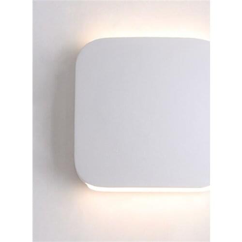 Nordic Design Modern LED Wall Light Fixtures Home Decor Bedroom Bedside Wall Lamp Creative White Iron Wall Sconces Lighting