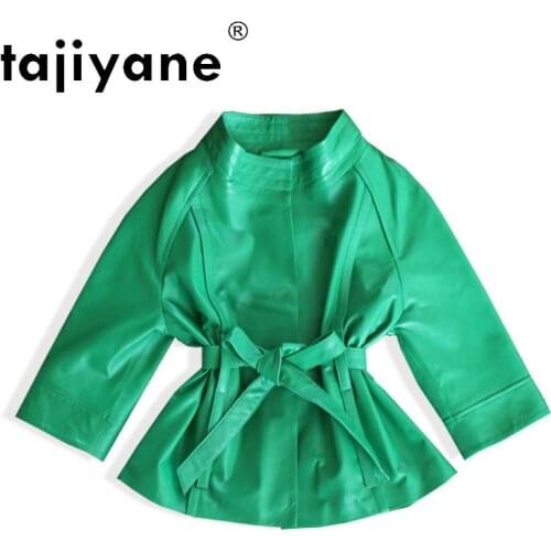Tajiyane 2021 Womens Jacket Made of Genuine Leather Woman Real Sheepskin Coats Women Jackets Korean Style Mujer Chaqueta TN2087