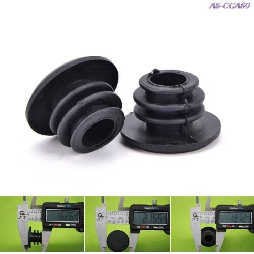 1Pair Black Cycle Road MTB Bike Handlebar End Lock-On Plugs Bar Grips Caps Covers Bicycle Parts