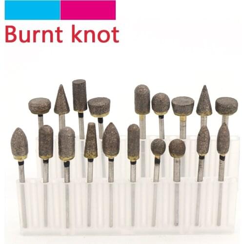 1pc Durable 3mm Diamond Burrs Grinding Head Rotary Carving Tool Sintered Abrasive For Jade Peeling Dremel Accessories Drill Bits