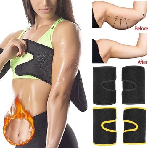 2Pcs Neoprene Arm Shaper Sweat Arm Fat Burner Sport Slimmer Armbands Sweating Armband Body Shapers Fitness Exercise