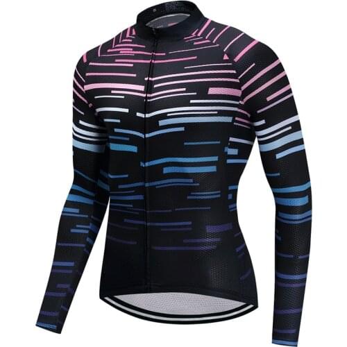 2018 Outdoor Fitness Sports Long Sleeve Cycling Jersey Bycicle Cycling Clothing Mens Spring And Autumn Ropa Ciclismo FU03 XS-3XL