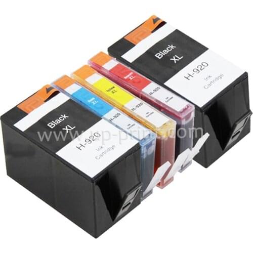 UP 5 x compatible Ink Cartridge for HP 920XL BK C Y M for HP OfficeJet 6000 6500 6500A 7000 7500 Printer replacement for hp920