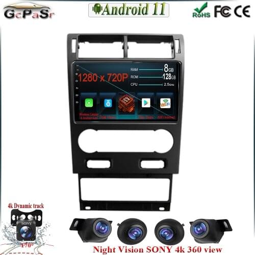 128 GB Android 11 Car Radio Player for Ford Mondeo 3 2000-2007 Car Multimedia Steore audio GPS Navigation BT WIFI