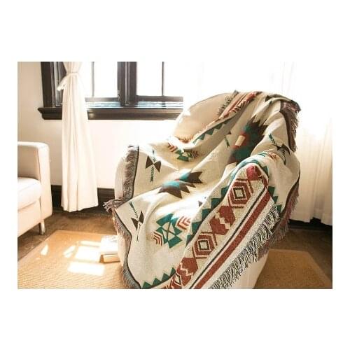 Bohemian Geometric Blanket Mandala Rug Sofa Cover Tapestry Throw Towel Bedding Sheet Adults Kids Home Travel Cobija Cobertor