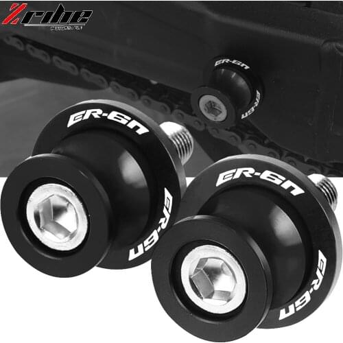 For KAWASAKI ER6N ER-6N 2005 2006 2007 2008 NINJA 650R 10mm Motorcycle Accessories Swingarm Sliders Spools Screw Motorbike Parts