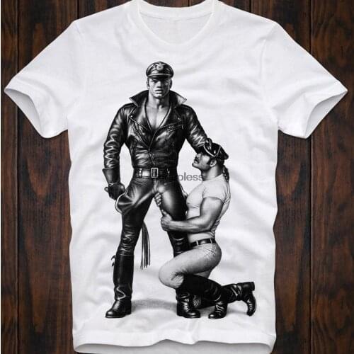 T Shirt Gay Pride NYC Pridefest Cops Leather Christopher Street Day CSD Tom Of Finlang LGBT lgbtq Cowboy Sexy Slave Queer(2)