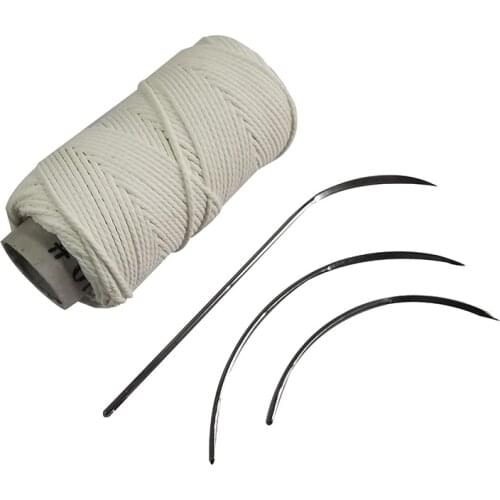 Surgical Suture Thread 1 Pcs Surgical Needle 10 Pcs Veterinary Surgery Equipment Suture Needle Suture Thread Animal Pet Feeding