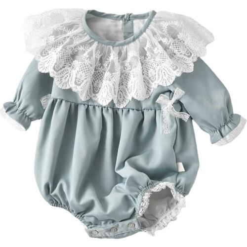 Summer Infant Newborn Romper Baby Girl Clothing Lace Jumpsuit Baby Rompers Baby Girl Outfit Spring Summer Newborn Baby Clothes