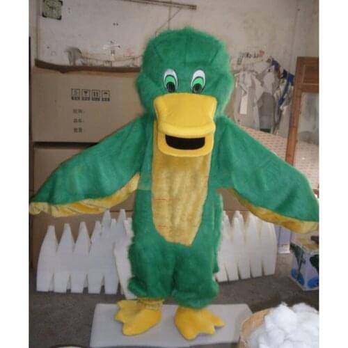 Green Duck Mascot Costume Suits Cosplay Party Game Animal Fancy Dress Outfits Advertising Carnival Halloween Adult Christmas New