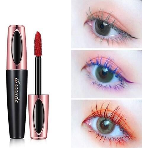 Colorful Mascara Charming Waterproof Long Lasting Thick Black Mascara for Eyelash Curling Thicken Eyes Makeup Korean Cosmetics
