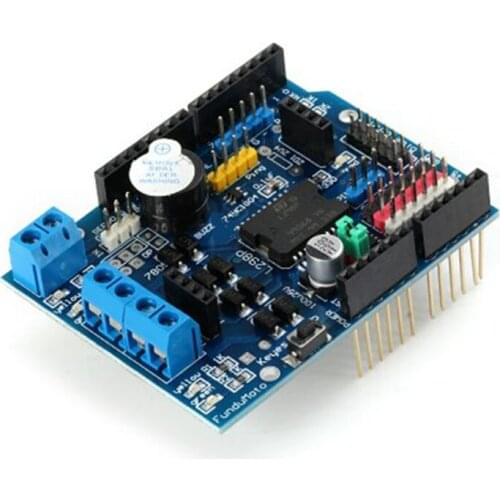 L298P Motor Shield Motor Driver Extension Module Drive For Arduino UNO Mega 2560 Kit DIY Smart Robot Tank Car Chassis RC Toy